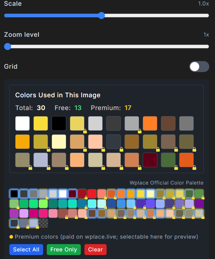 Reliable Palette Mapping